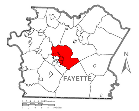 Lage der Gemeinde North Union