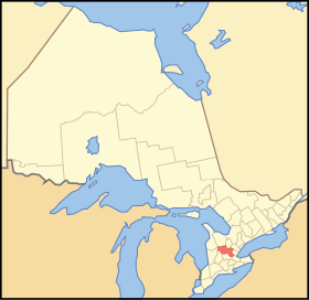 Location of Wellington County