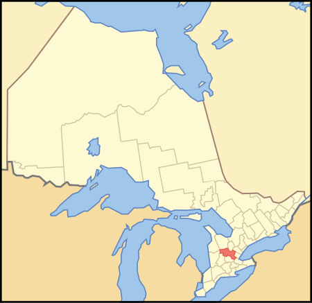 Map of Ontario WELLINGTON