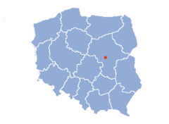 Localização de Milanówek na Polónia