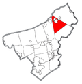 Thumbnail for File:Map of Washington Township, Northampton County, Pennsylvania Highlighted.png
