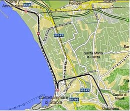 Plan du chemin de fer Torre Annunziata - Gragnano.jpg