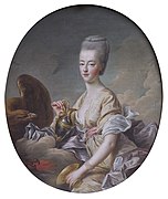 François-Hubert Drouais, Madame la Dauphine Marie-Antoinette, en Hébé (1773)