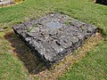 Marker of a column along the nave of the medieval Lesnes Abbey in Abbey Wood. [65]