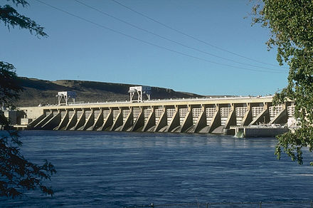 McNary Dam on the Columbia River.