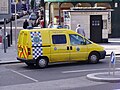 Merseyside Police van on Berry Street