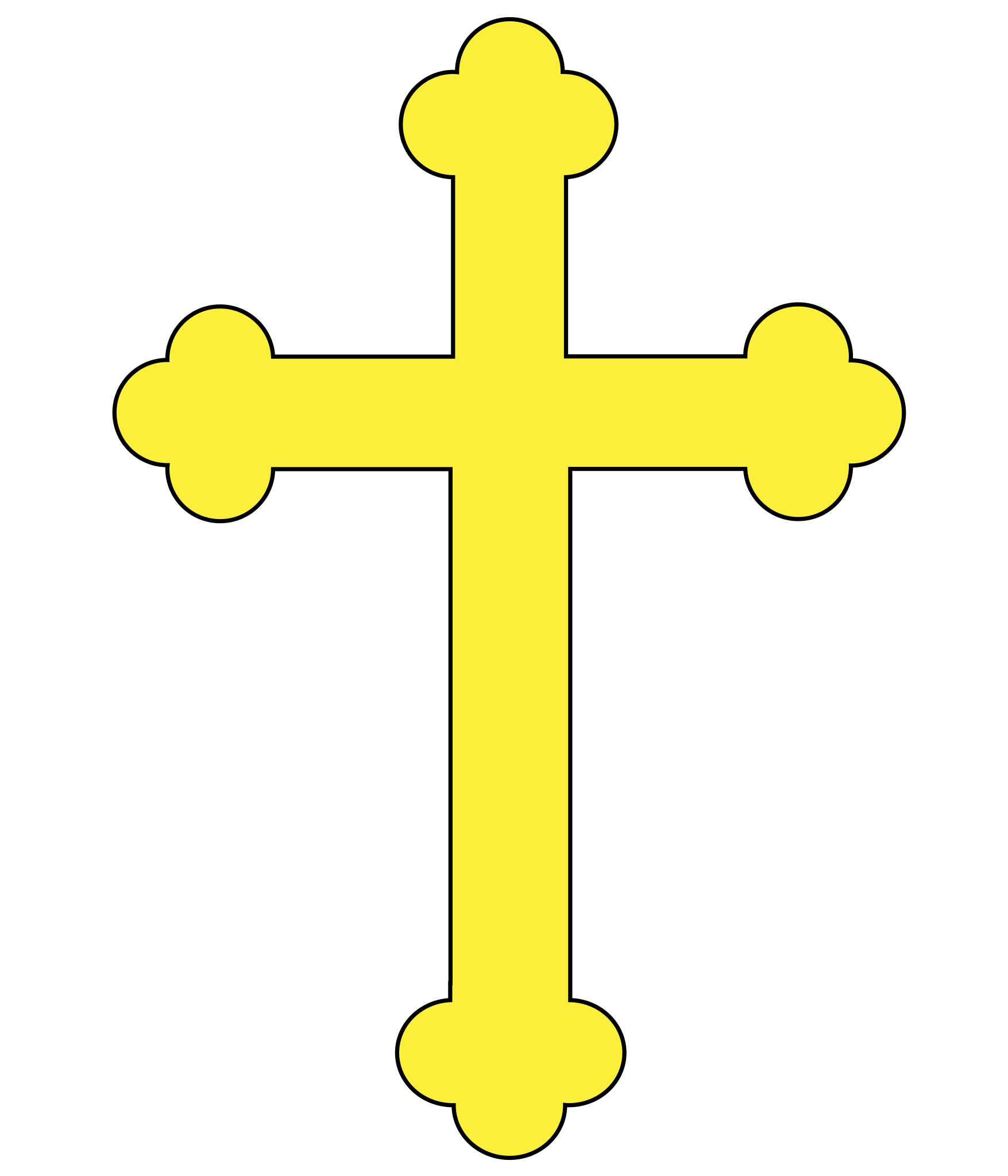 File:Meuble héraldique Croix trèflée.svg - Wikimedia Commons