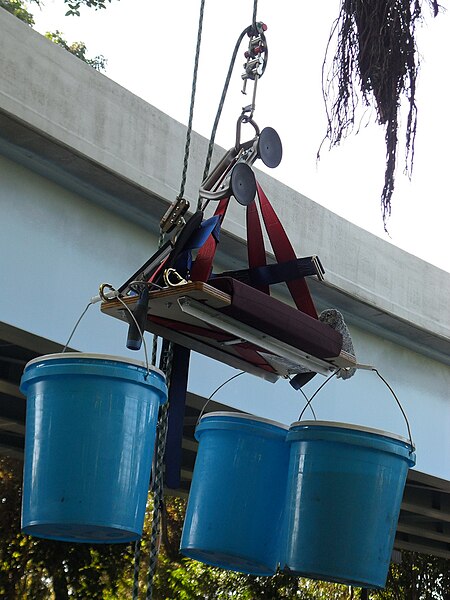 File:Miami High Rise window cleaning bosun's chair.JPG