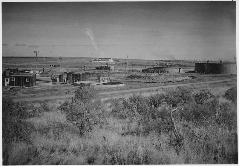 File:Minidoka Relocation Center, Hunt, Idaho. Minidoka sewage treatment plant. - NARA - 539957.jpg