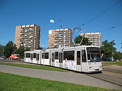 Minská tramvaj typu 743