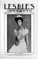 Miss Alice Hathaway Lee Roosevelt on the cover of Leslie's Weekly, by Frances Benjamin Johnston, 1902.jpg