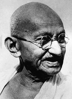 Mohandas K. Gandhi, portrait.jpg