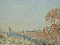 The Plain of Colombes, White Frost Monet - Frost on the Plains of Colombes, 1873.jpg