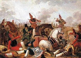 "Кавалерійський бій епохи Росаса" (1830) Карлос Морель