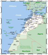 Maroc: Toponymie, Géographie physique, Topographie