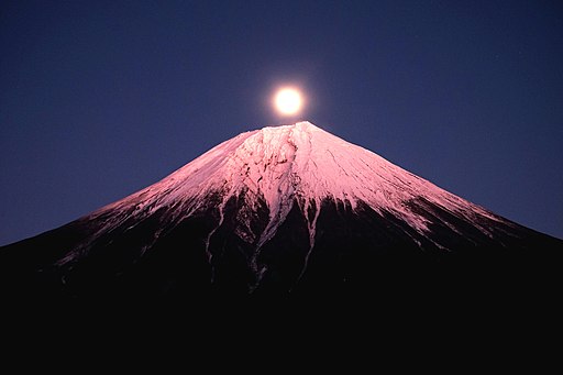 Mt Fuji Full moon