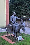 Statue of Güzelgöz, the "Librarian with Donkey"