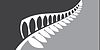 NZ flag design Silver Fern (Black & Silver) by Sven Baker.jpg