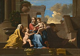 متفاوت است با: The Holy Family on the Steps 