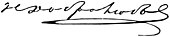 signature de Nikolaï Dobrolioubov