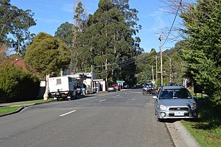 Noojee Town in Victoria, Australia