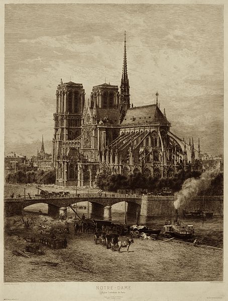 Fichièr:Notre-Dame - Eglise Cathédrale de Paris 2.jpg