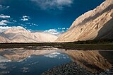 This is enroute town called Hunder in the Nubra Valley.