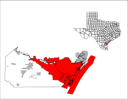 Corpus Christi na mapě