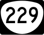 Značka Oregon Route 229