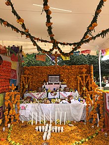 Ofrenda in Tequisquiapan, Mexico Ofrenda Tequisquiapan.jpg