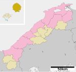 隠岐の島町の位置