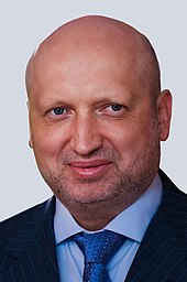 Oleksandr Turchynov served as Acting Prime Minister in 2010 after Yulia Tymoshenko tendered her government's resignation. Oleksandr Turchynov in August 2014.jpg