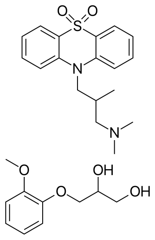 <span class="mw-page-title-main">Oxomemazine/guaifenesin</span> Combination drug