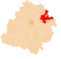 Mapa Powiat Skierniewicki