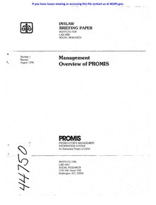 Briefing papers from Inslaw on the use of the PROMIS software. PROMIS Briefing Papers.pdf