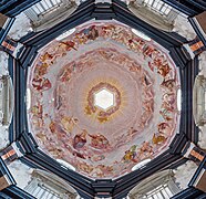 Pažaislis Monastery interior dome, Kaunas, Lithuania - Diliff