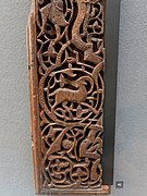 Carved wooden panel - OA 4062