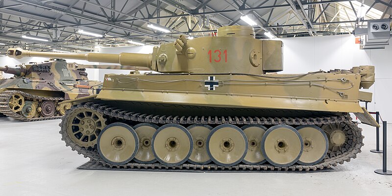 File:Panzerkampfwagen VI Ausfuhrung E (Tiger 131) left 2017 Bovington.jpg