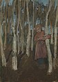 Paula Modersohn-Becker: Girl in a Birch Forest, Nachlass Tony Lasnitzki