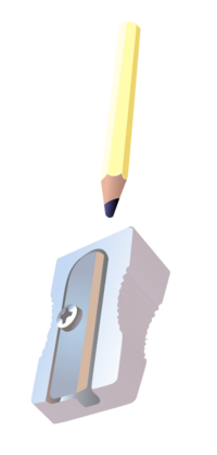 Thumbnail for File:Pencil with manual sharpener.png