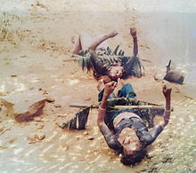 Corpses of victims of the 1991 Bangladesh cyclone in Sandwip displaying signs of rigor mortis People Dead 1991 in Sandwip.jpg