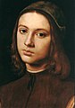 『少年の肖像』（1495年、ウフィツィ美術館収蔵）