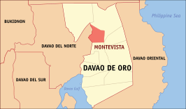 Kaart van Montevista