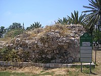 The remains of the internal fortification line erected by Farhi and De-Phelipoux within the walls of Acre, during Napoleon's siege, May 1799.