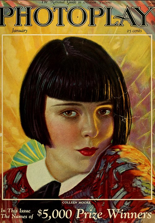 Moore on cover of Photoplay magazine, 1926