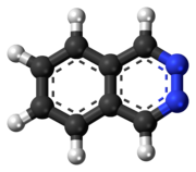 Шариковая модель фталазина молекула 