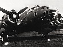 Like the Lancaster, the P.108's nose turret was positioned above the bombardier/bomb-aimer Piaggio P.108 nose.jpg