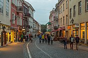 Pilies Street at dusk, Vilnius, Lithuania - Diliff.jpg