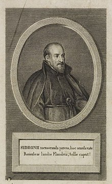 Portrait of Sidronius Hosschius
