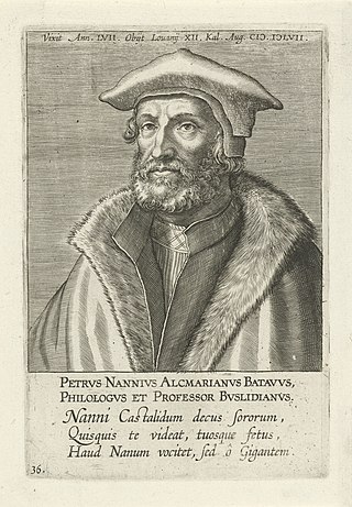 <span class="mw-page-title-main">Petrus Nannius</span> Dutch poet